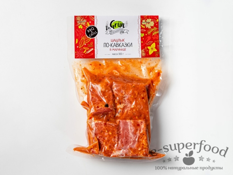 Шашлык «По-кавказки» в маринаде 300г, Dr.Grun