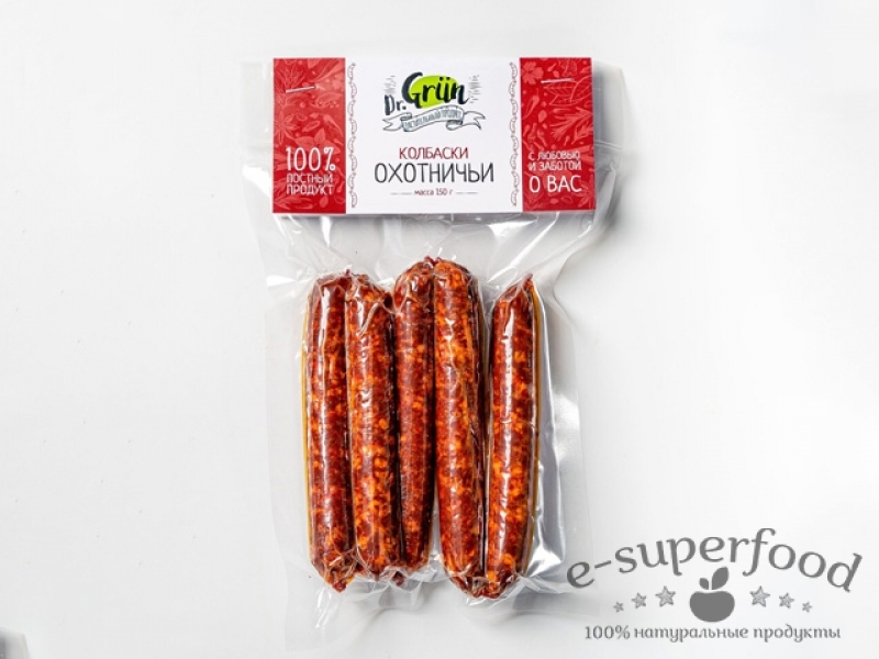 Колбаски «Охотничьи» 150г, Dr.Grun