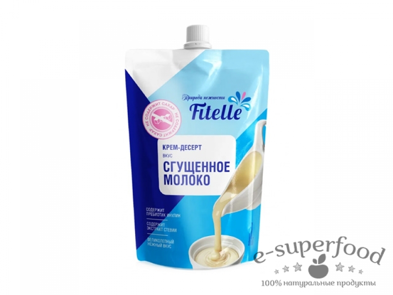 Крем-десерт «Сгущённое молоко» 100г, Fitelle