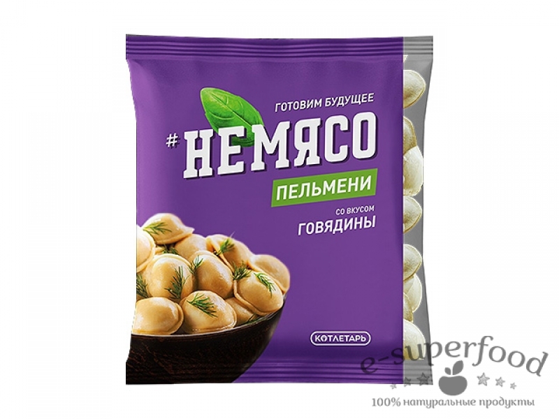 Пельмени со вкусом говядины 500г, #НЕМЯСО