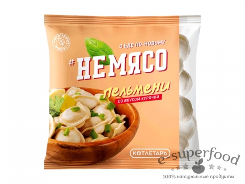 Пельмени со вкусом курочки 500г, #НЕМЯСО