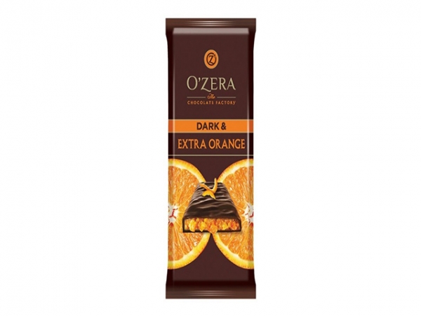 «OZera», шоколад горький Dark & Extra Orange, 40 г