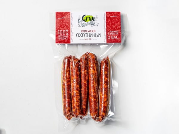 Колбаски «Охотничьи» 150г, Dr.Grun