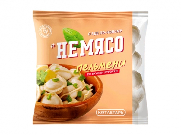Пельмени со вкусом курочки 500г, #НЕМЯСО