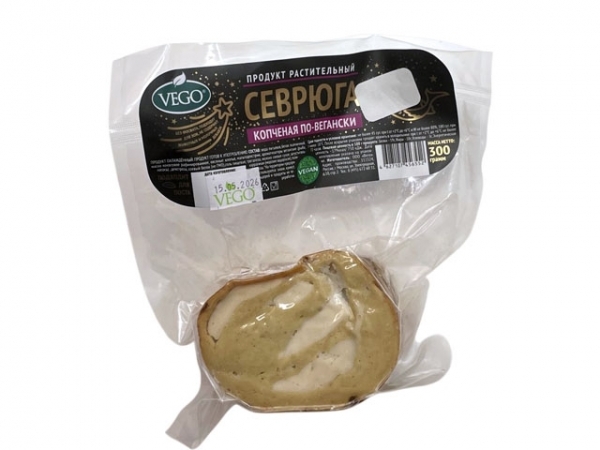 Севрюга копчёная по-вегански 300г, VEGO
