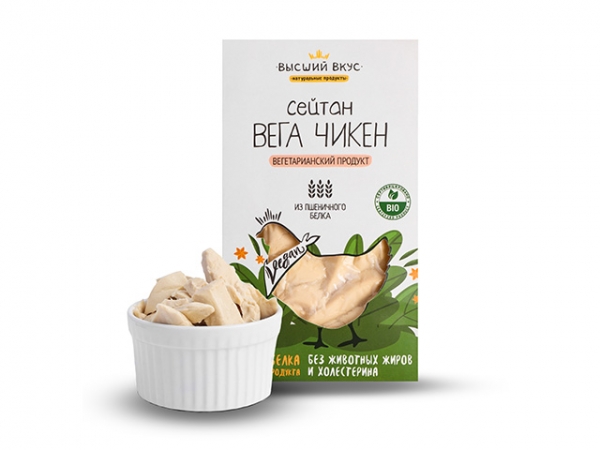 Сейтан ВЕГА ЧИКЕН 200г, Высший Вкус
