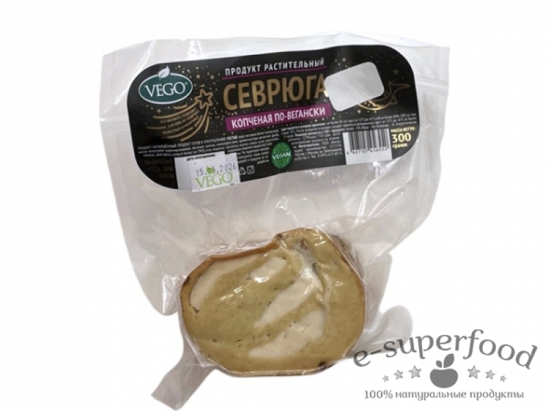 Севрюга копчёная по-вегански 300г, VEGO