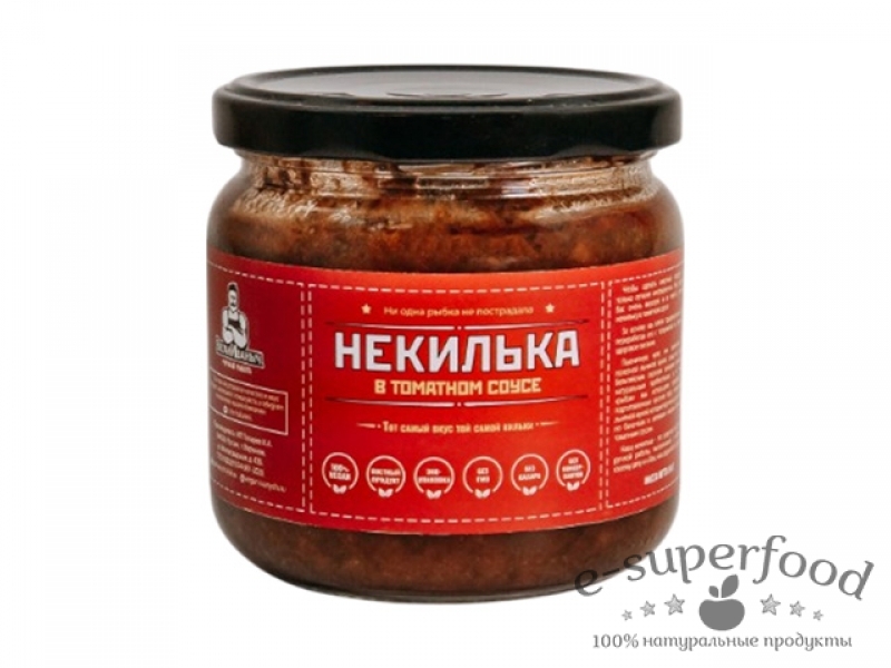 Некилька в томатном соусе ст/б 340г, Веган Иваныч