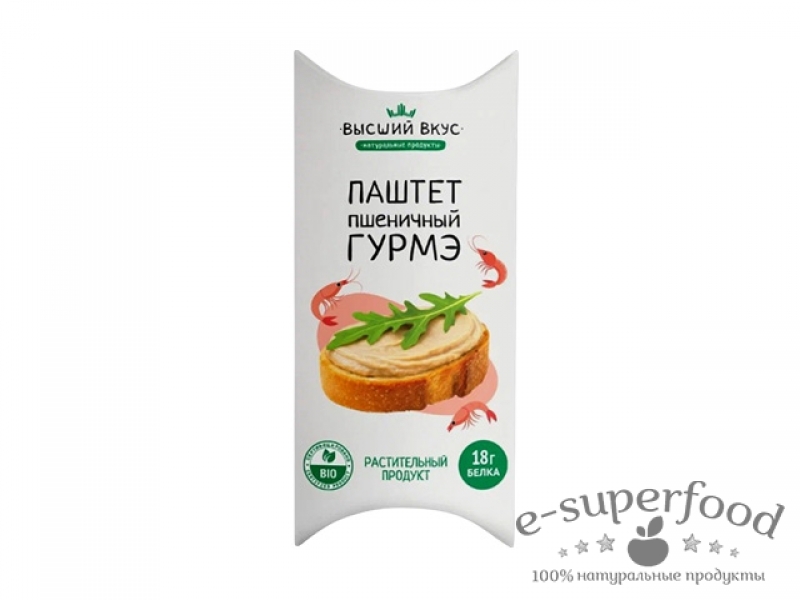 Паштет пшеничный «ГУРМЭ» 125г, Высший Вкус